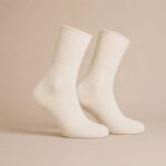 Alpakkasukat, froteepohjalla